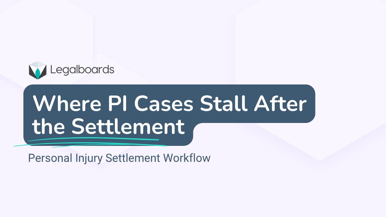 Personal Injury Settlement Workflow: Where Cases Stall Late