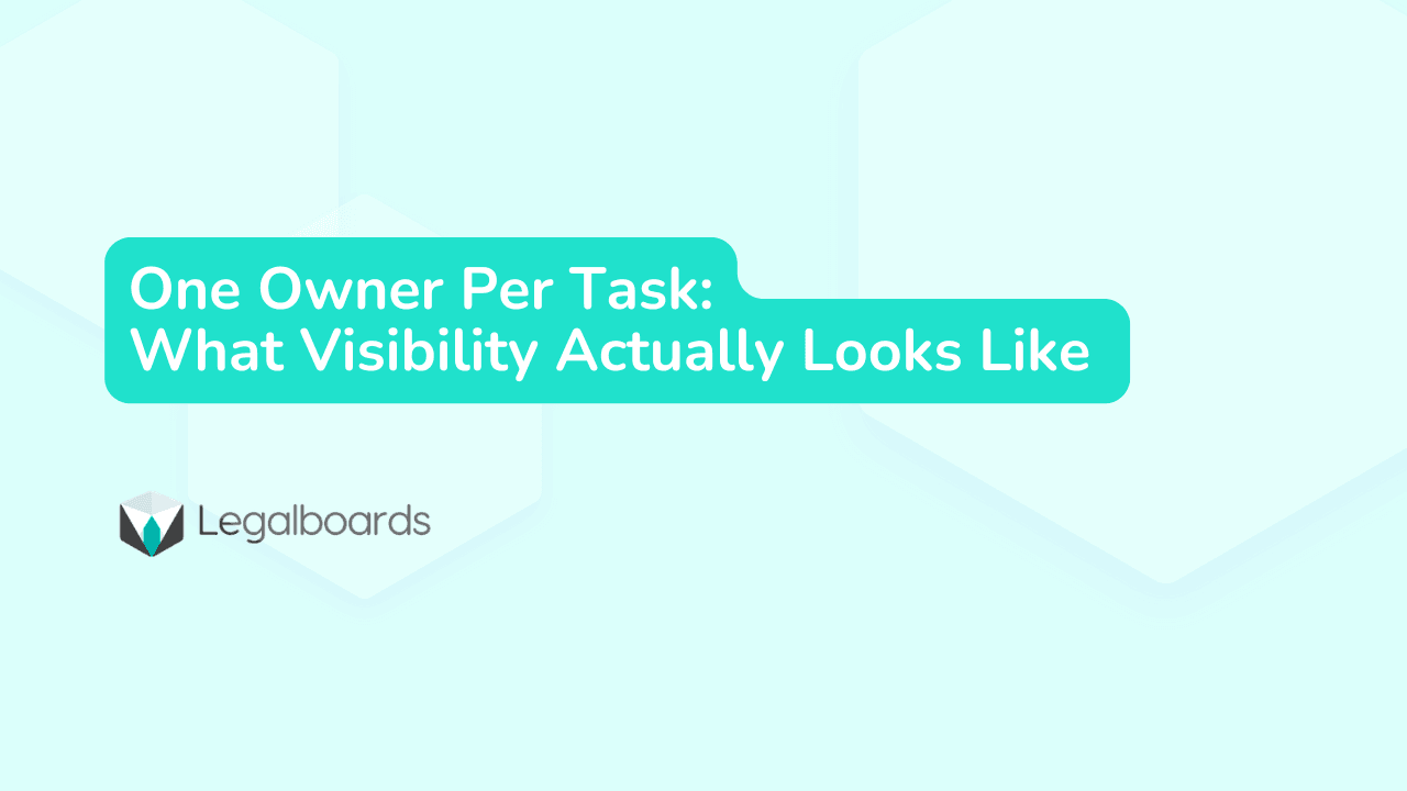 What It Actually Looks Like When Every Task Has One Clear Owner