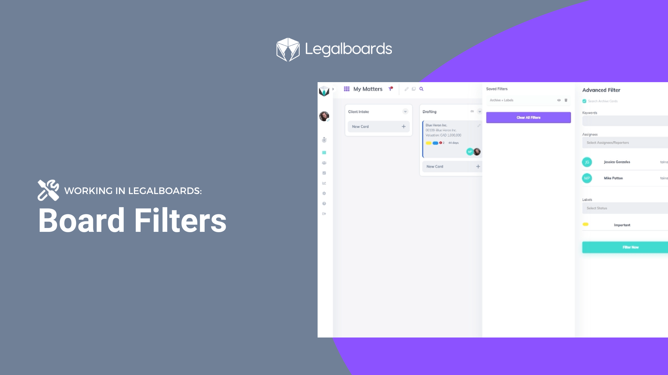 Board Filters | Legalboards