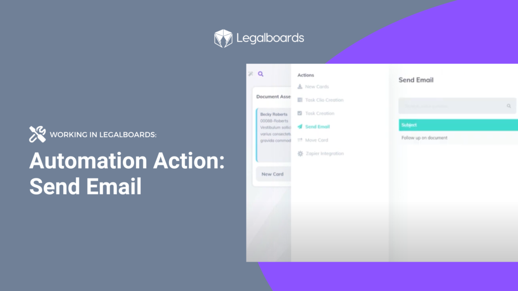 Automation Action: Send Email Guide